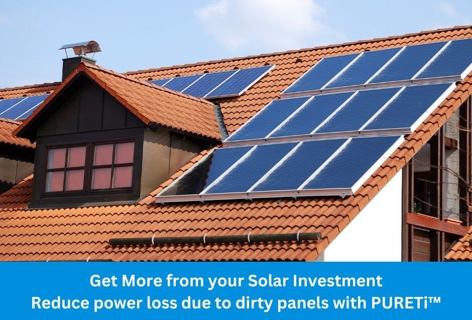 Reduce power loss due to dirty panels